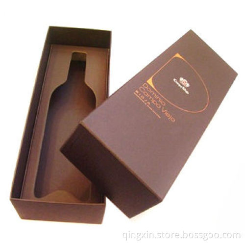 Wine Paper Box, Customized Designs and Sizes Can be Accepted